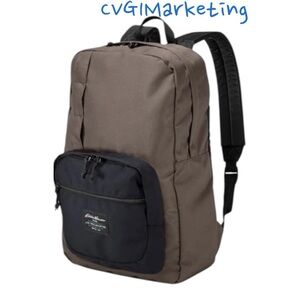 NWT Eddie Bauer "Bygone" 23L Backpack - Grey with Black Straps